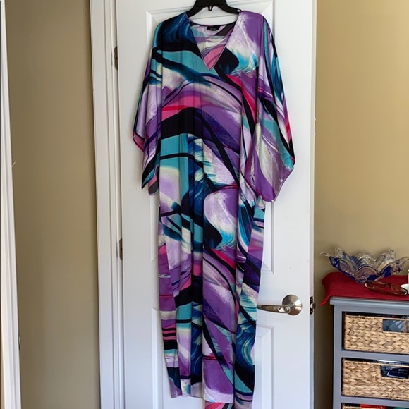 Natori Gorgeous Kaftan Dress/SwimCover UpNeverUsed